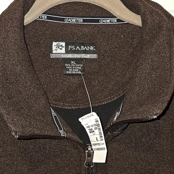(New) Jos.A.Banks Leadbetter Golf Fleece Jacket Size XL - Picture 5 of 10